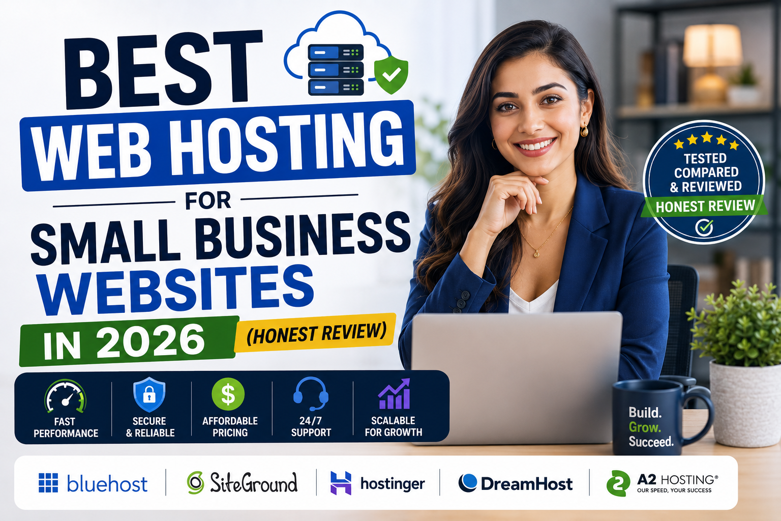 Best Web Hosting for Small Business Websites in 2026 (Honest Review)