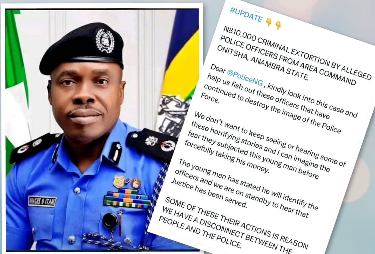 Anambra Police Commissioner orders investigation into officers accused of extorting resident in viral video
